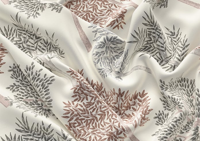 Coppice Faux Silk, Ginger - Motorised Roman Blind - Image 4